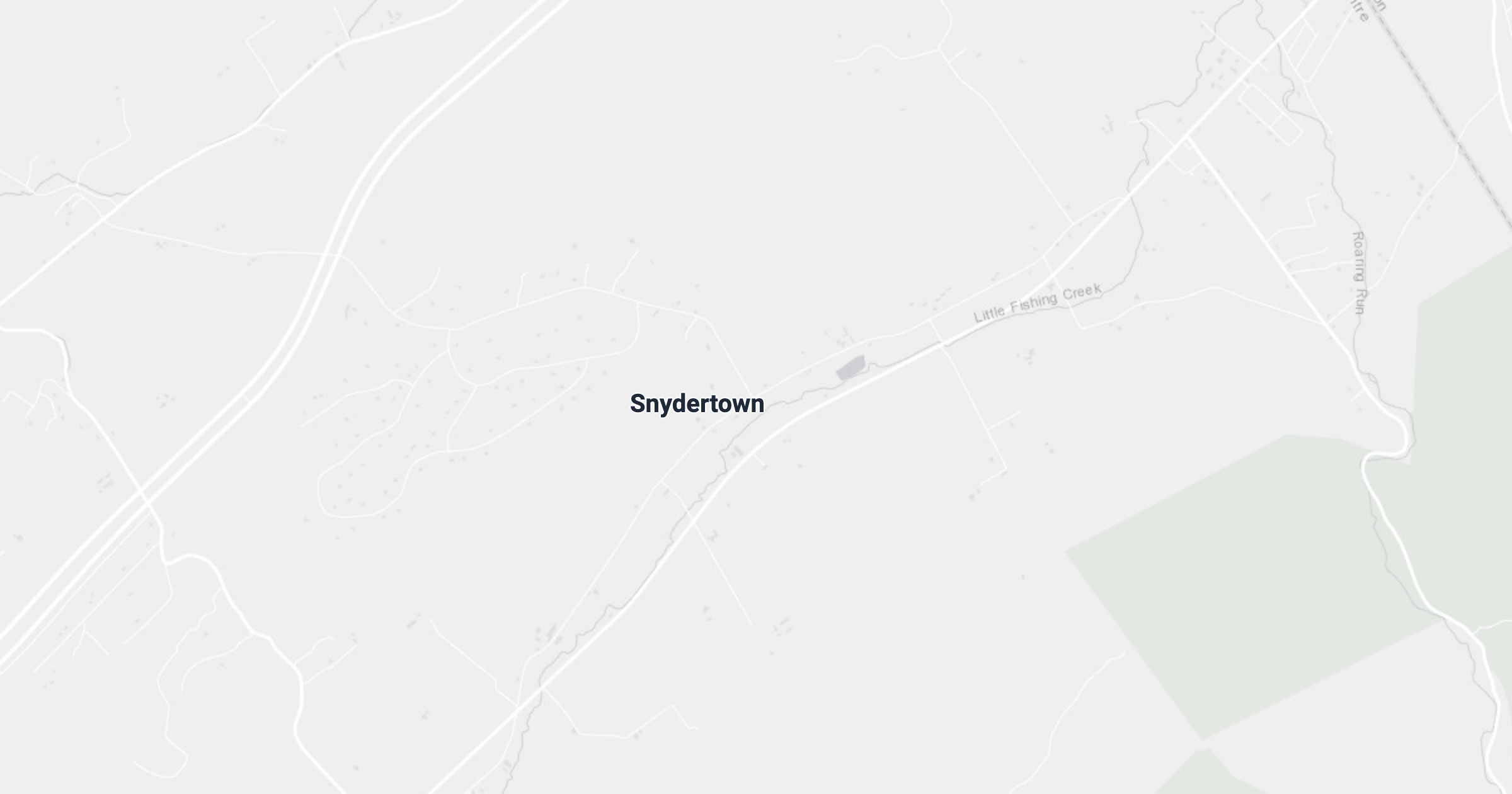 Map of Snydertown, PA
